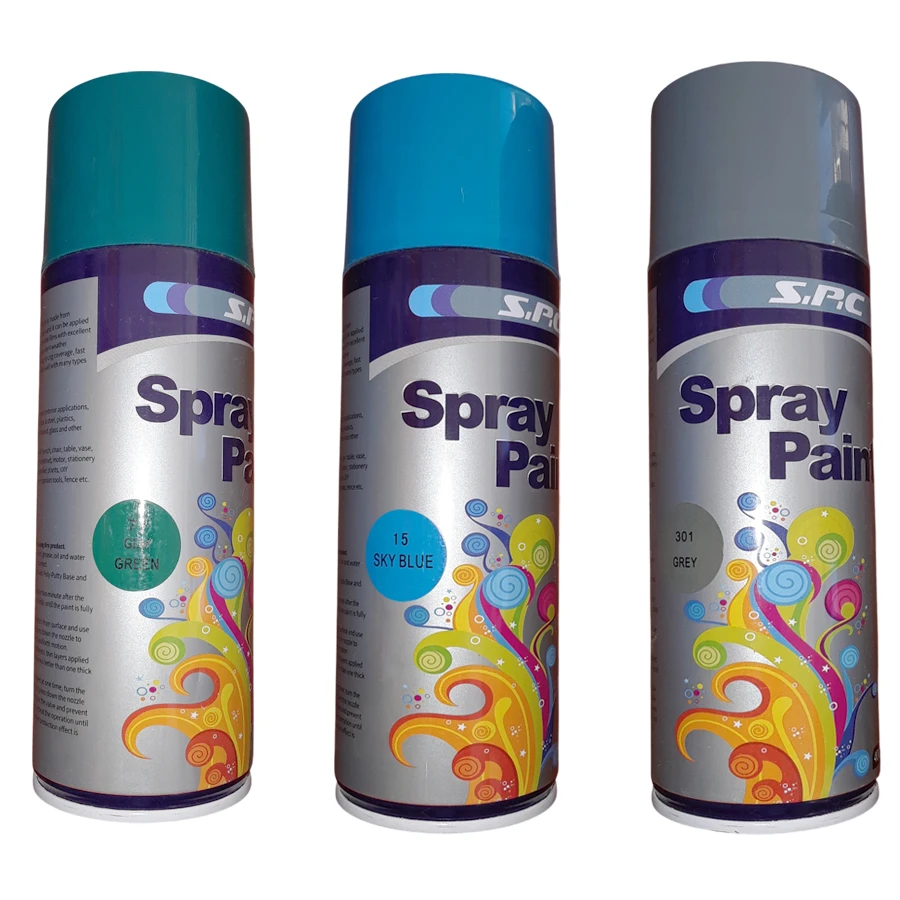 Sprey Paint para motores, bicicleta, mesas, fríos, neveras S.P.C 400ml