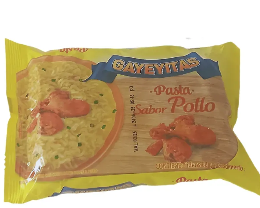 Sopa Instantánea de Pollo estilo Ramen