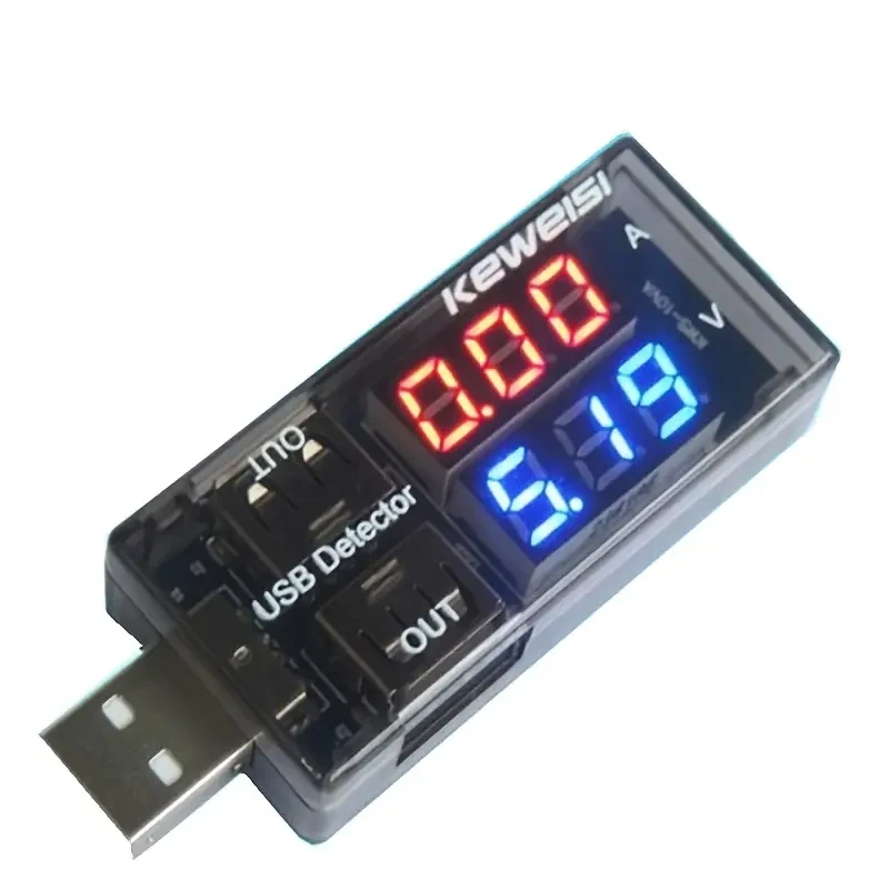 Cargador USB Doctor Detector de carga de voltaje actual Voltímetro de batería Amperímetro Multímetro